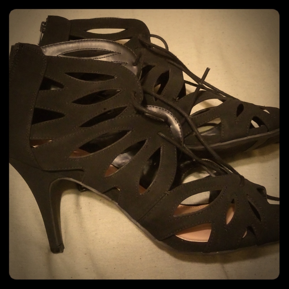 Christian Siriano Black Heels